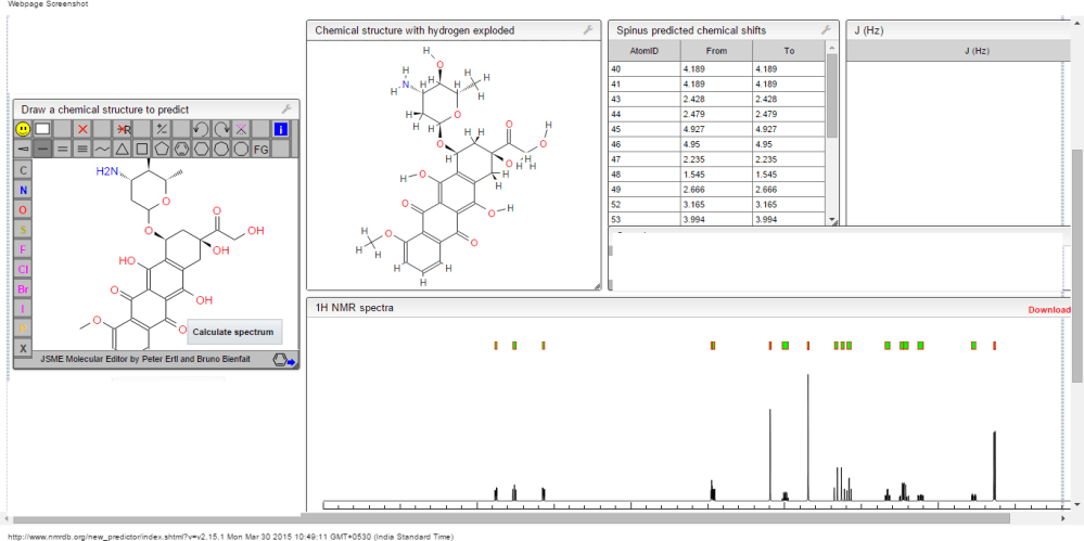 1H NMR prediction EPI 2