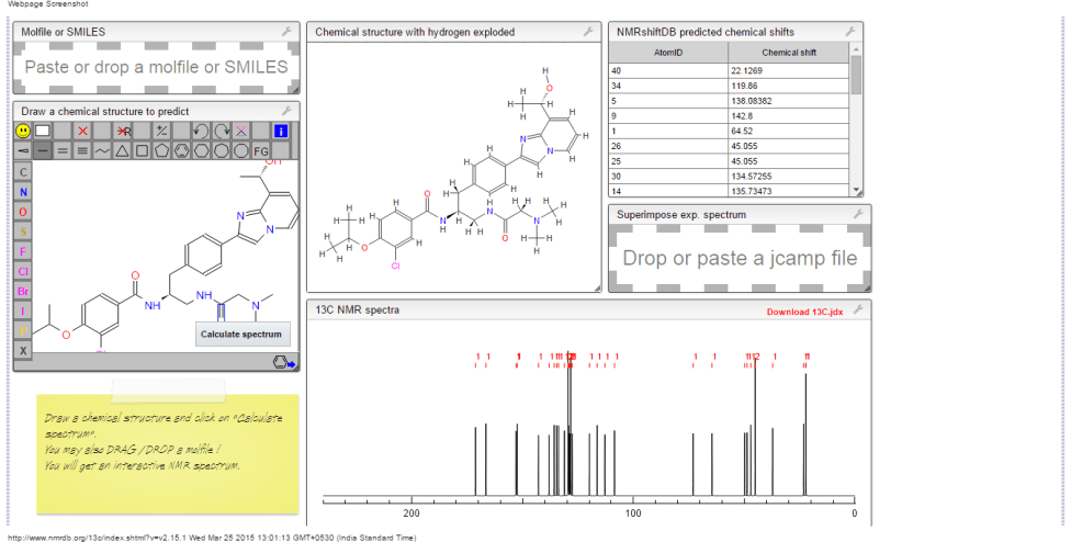 Predict 13C carbon NMR spectra (1)