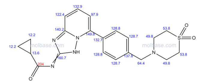 13C NMR MOLBASE VAL