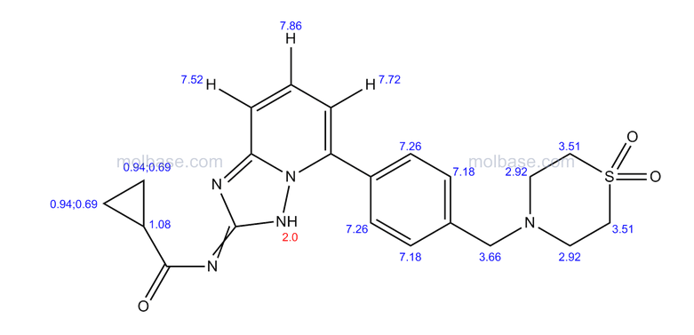 1H NMR MOLBASE VAL